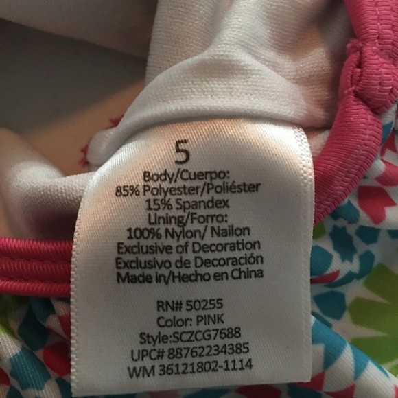 Cabana Beach 3 Piece Swim Set Size 5 - Picture 6 of 6